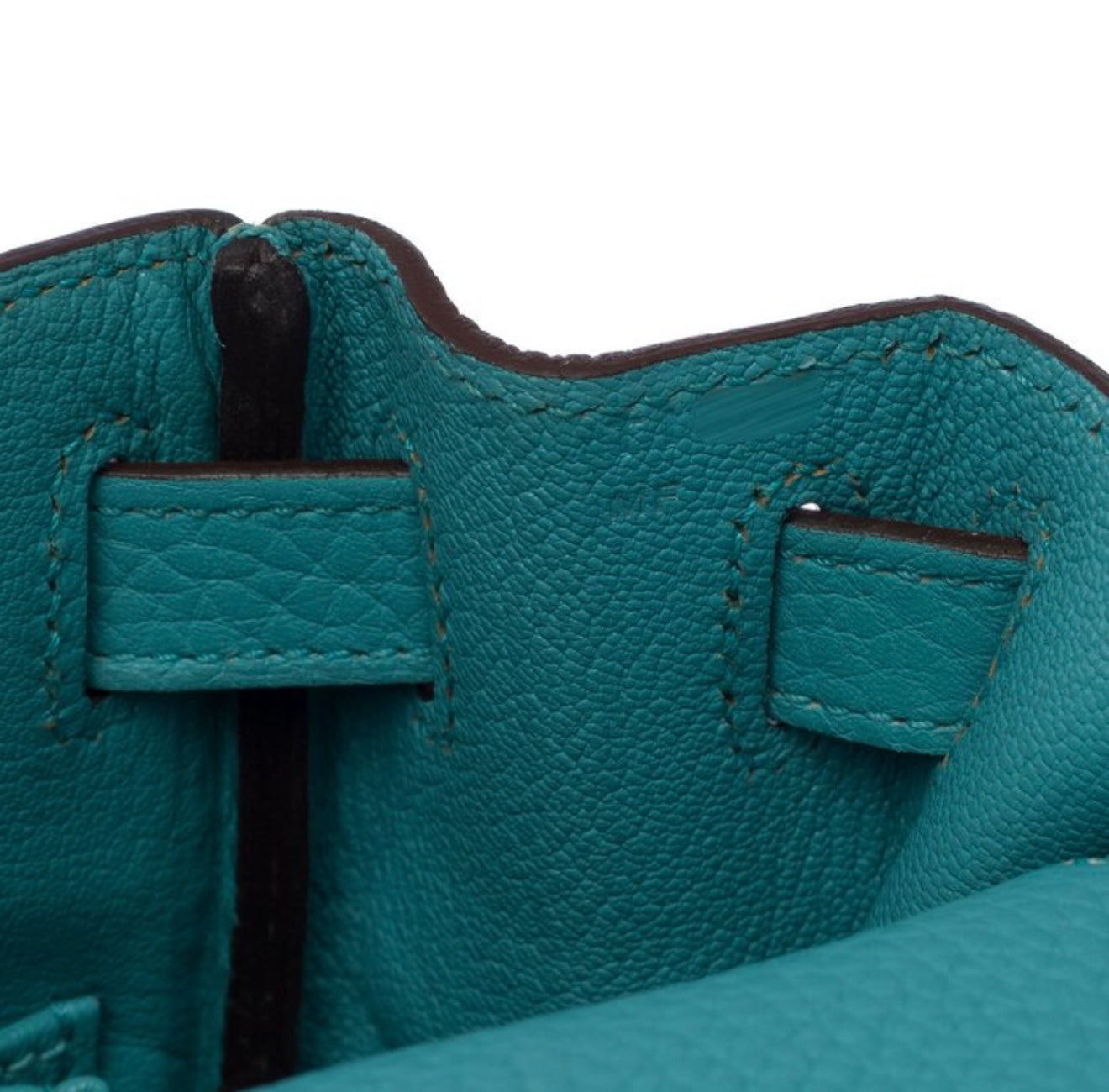 Hermès Kelly 28 Togo Leder „Blue Atoll“ – mit Gold-Hardware & Full Set (2015)